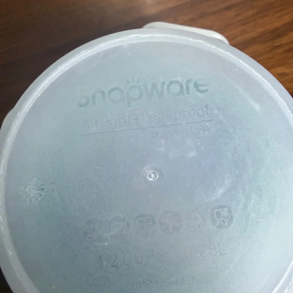 Multiples Food Storage Containers - Clear and Gray